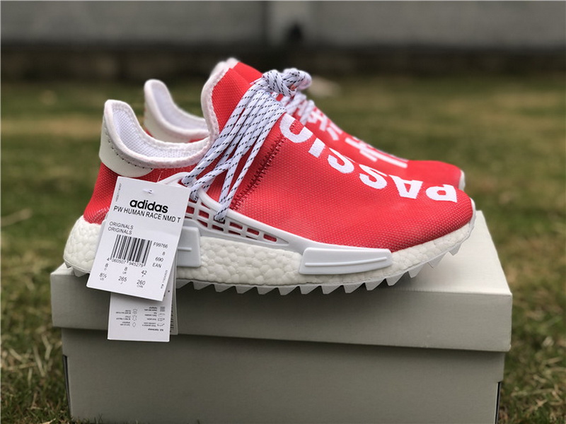 Super max Adidas NMD Human Race Pharrell China Exclusive Red(98% Authentic quality)